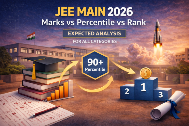 JEE Main 2026 Marks vs Percentile vs Rank: Expected Analysis for All Categories