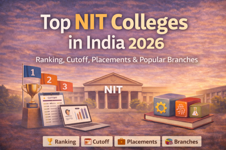 Top NIT Colleges in India 2026: Ranking, Cutoff, Placements & Popular Branches