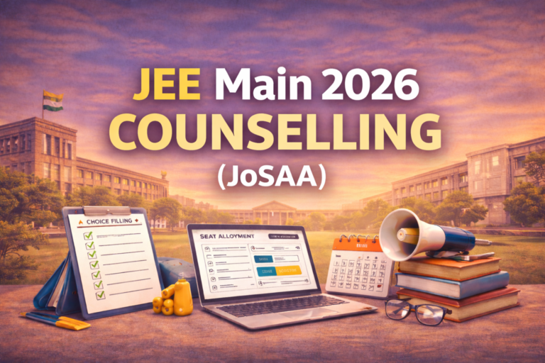 JEE Main 2026 Counselling (JoSAA): Registration, Choice Filling & Seat Allotment Guide