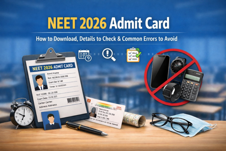 NEET 2026 Admit Card