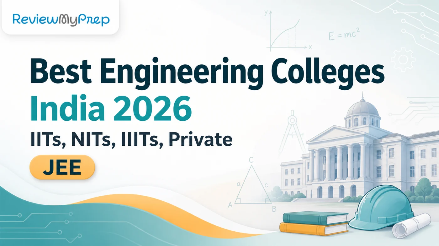 Best Engineering Colleges in India 2026: IITs, NITs, IIITs and Top Private Colleges guide for best engineering colleges in India 2026 and JEE aspirants